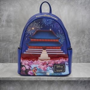 Loungefly Mulan Castle Light-up Backpack 🐉
